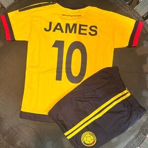 Colombia kids jersey James #10